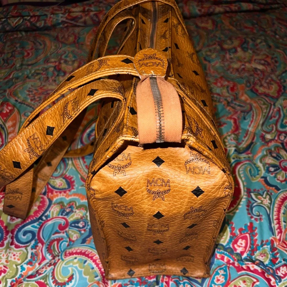 MCM🧡🤎Vintage Visetos Shopper Tote - Picture 5 of 8